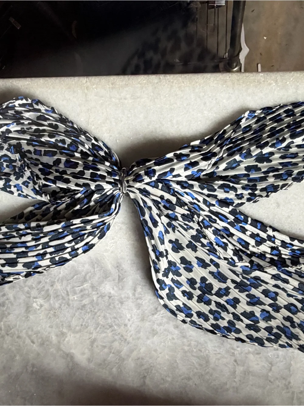 Versatile Blue Leopard Print Scarf - Women Accessories Brand New❤️